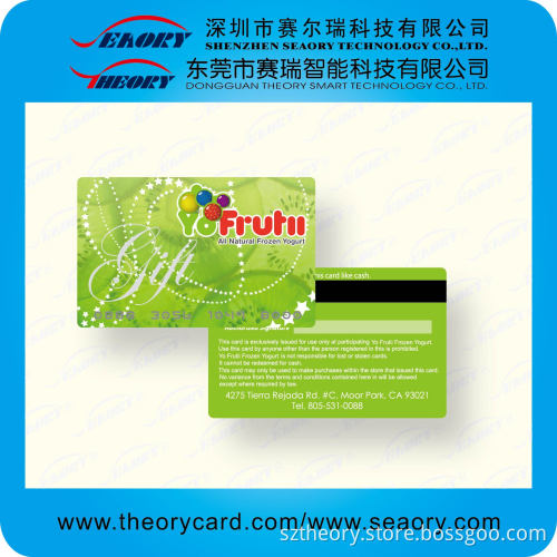 2014 High Quality Magnetic Strip Card